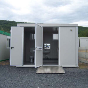 Modulo Sanitario PMR con WC e Doccia